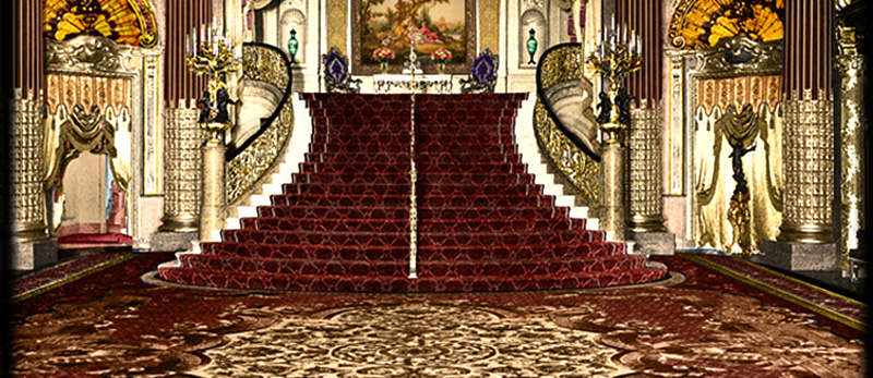 Image of the Grand Satircase in the old Fox lobby
